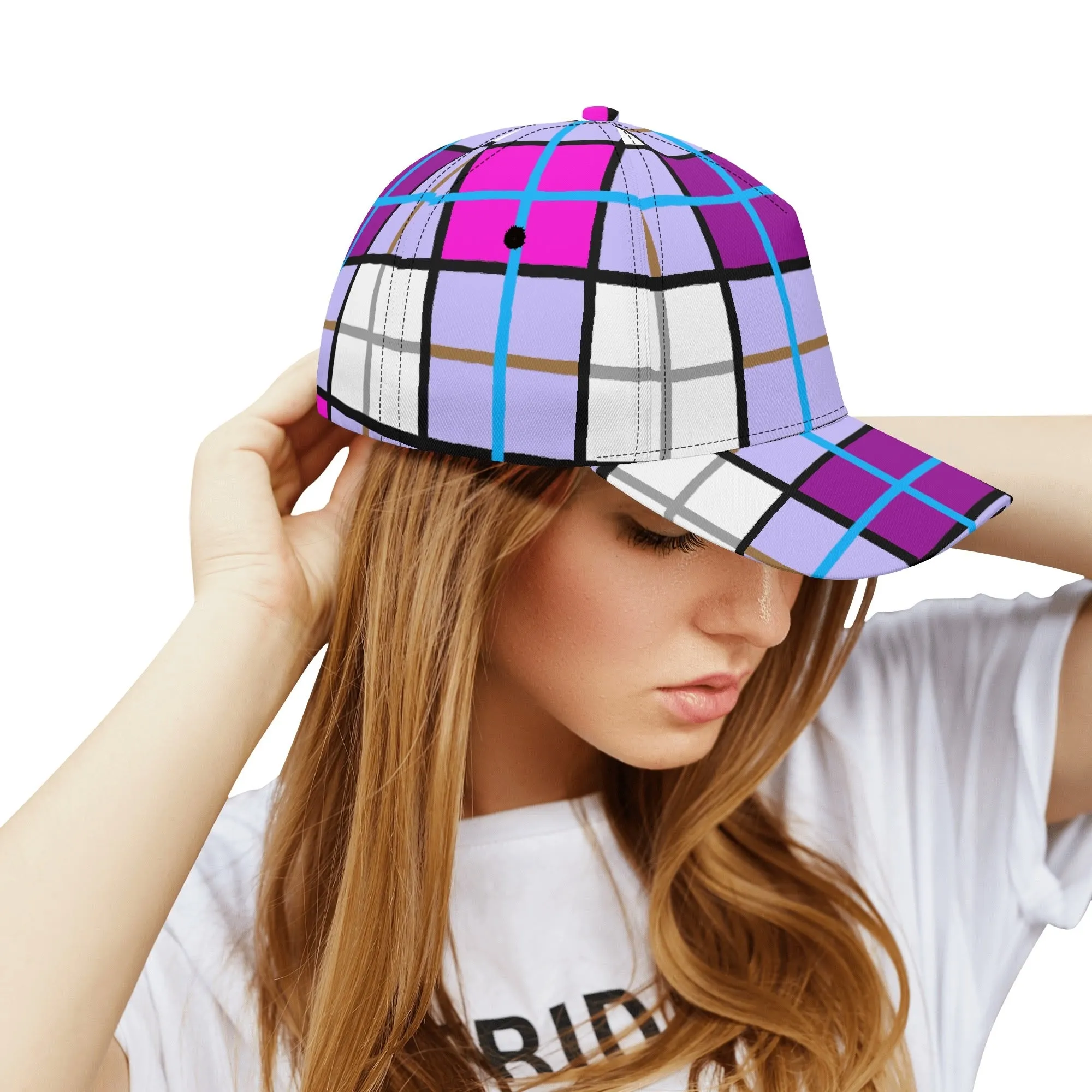 'Clyde Sky Sweet' Happy Tartan® Baseball Cap