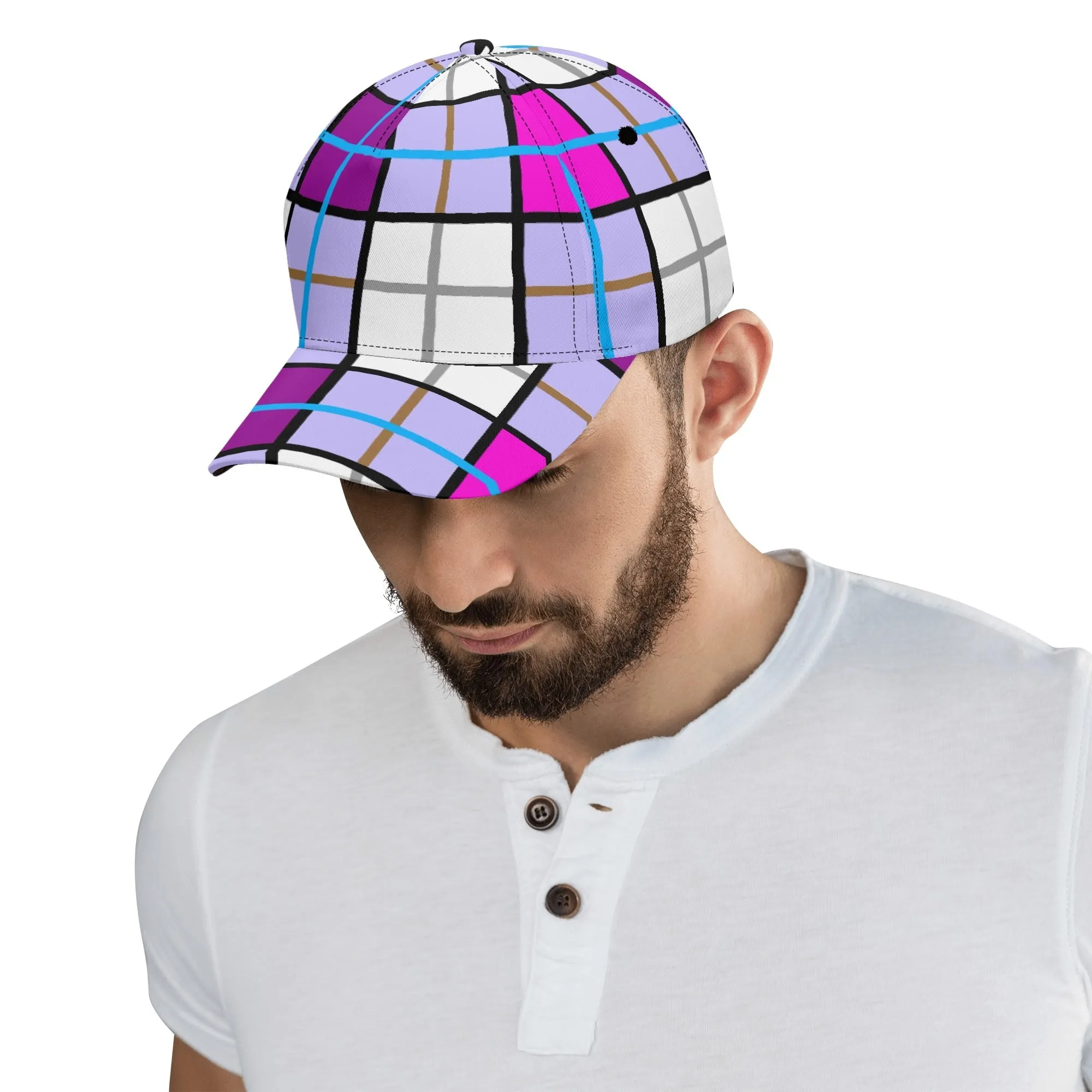 'Clyde Sky Sweet' Happy Tartan® Baseball Cap