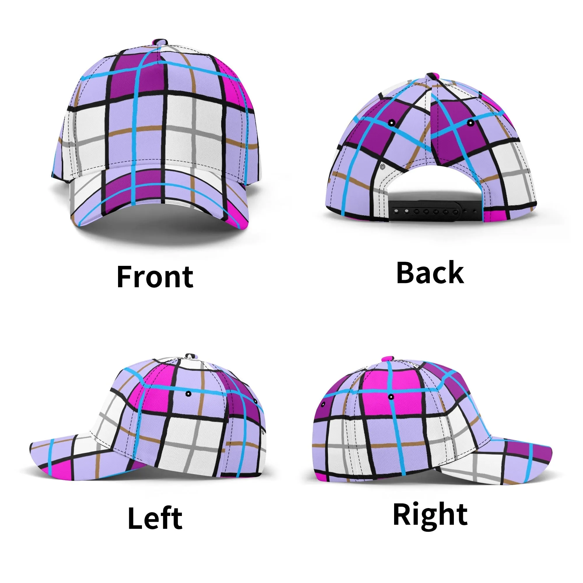 'Clyde Sky Sweet' Happy Tartan® Baseball Cap