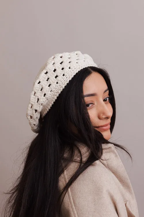Crochet Knitted Berets.