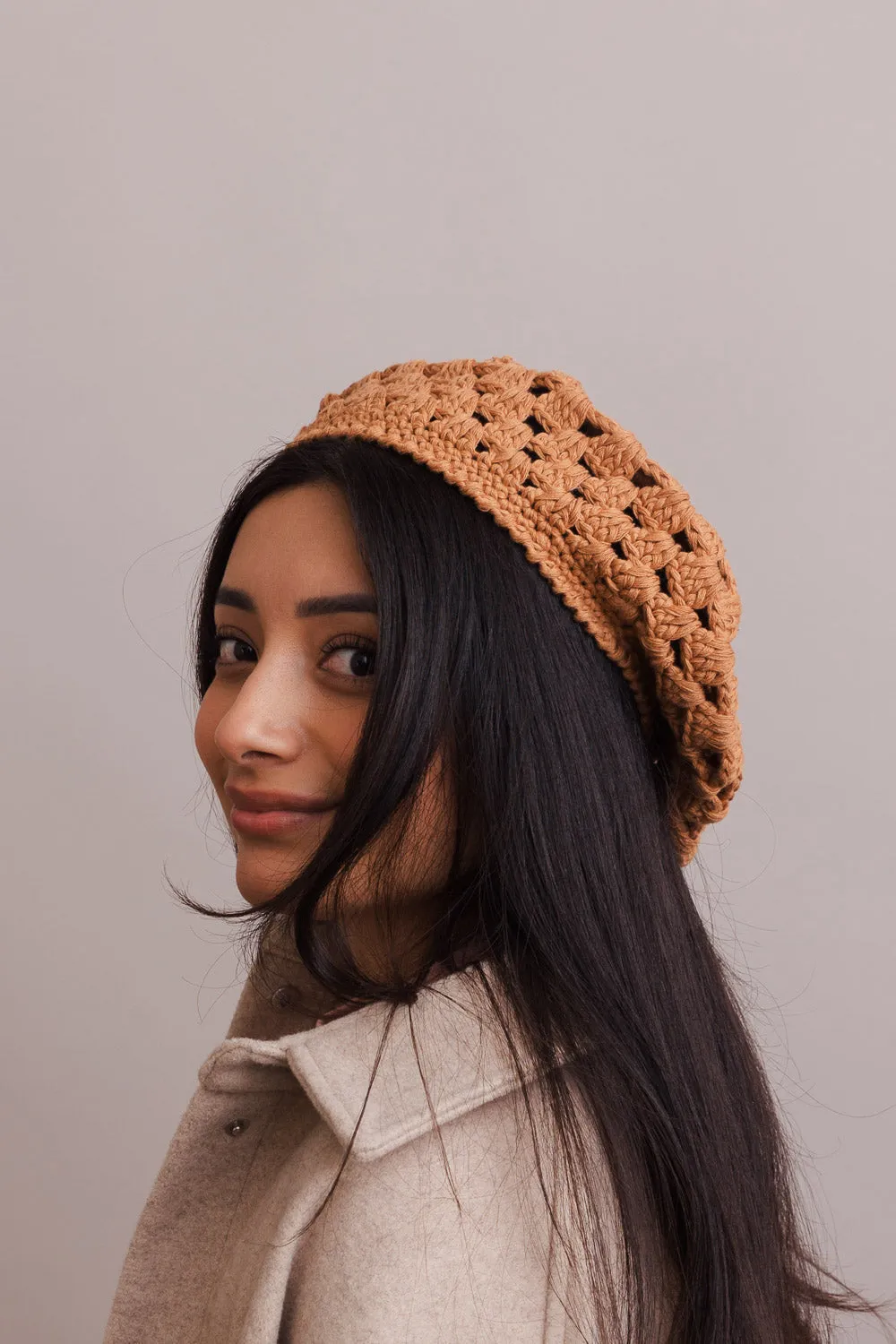 Crochet Knitted Berets.