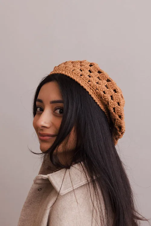Crochet Knitted Berets.