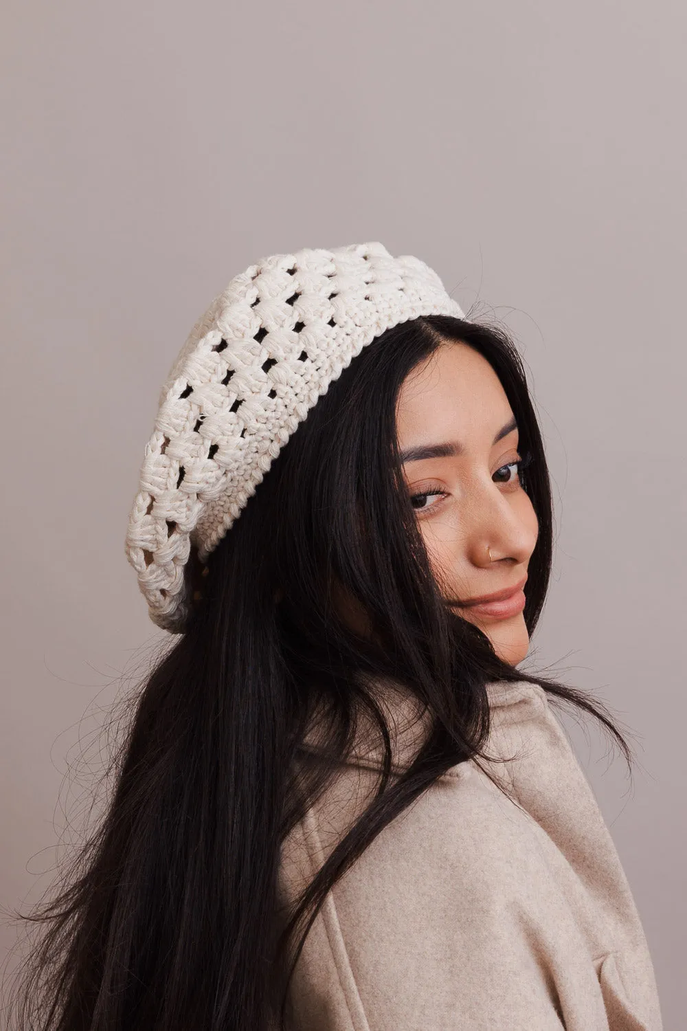 Crochet Knitted Berets.