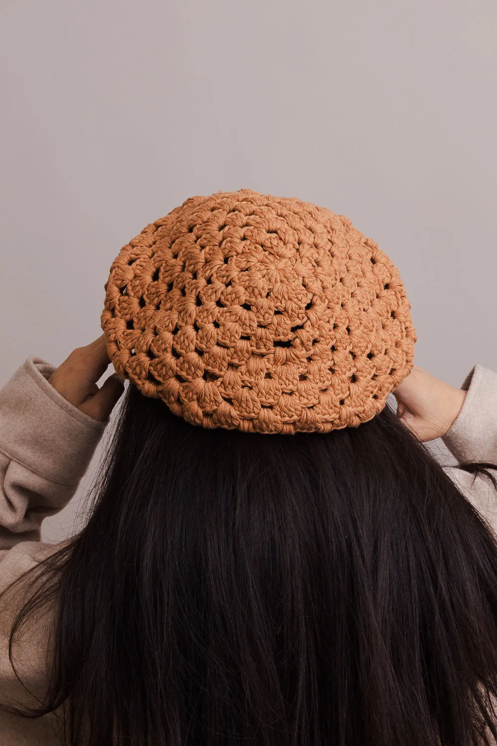 Crochet Knitted Berets.