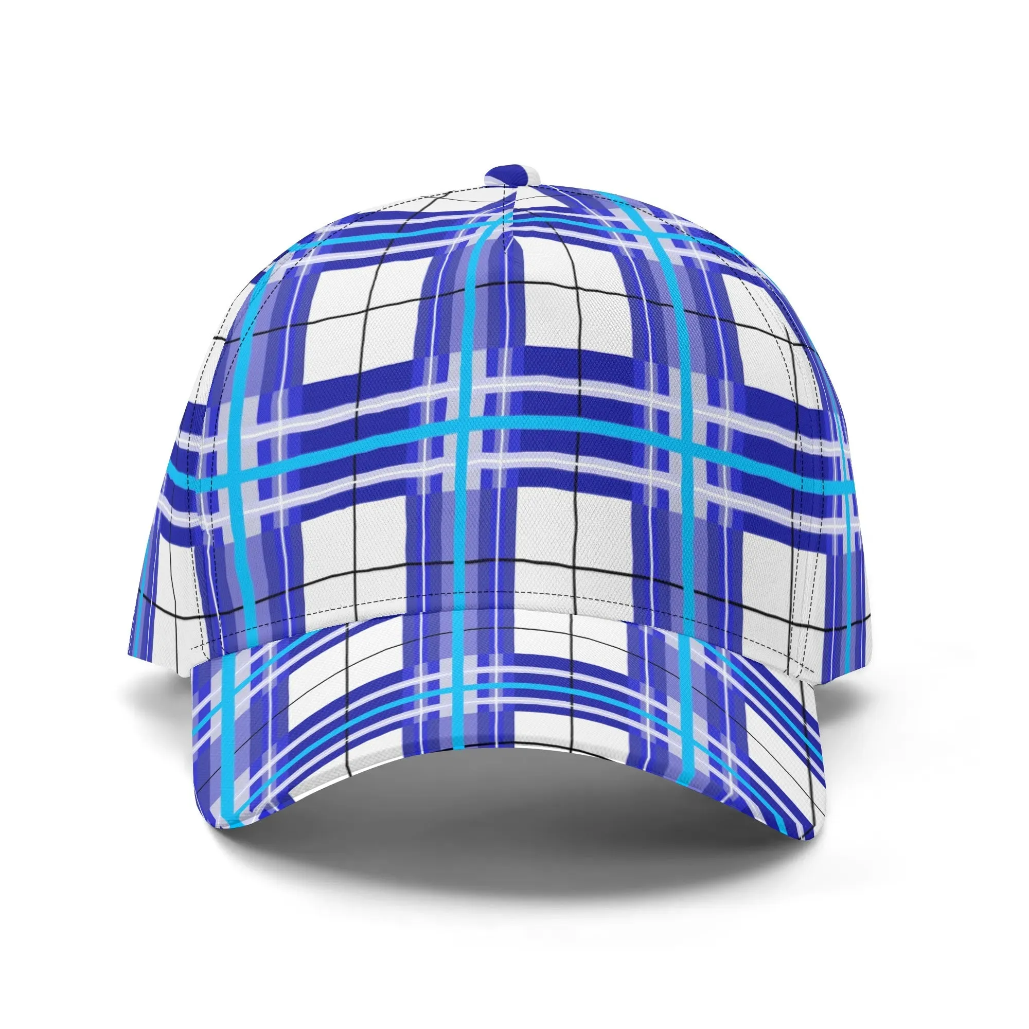 ✨'Cumbrae Sky' Happy Tartan® Baseball Cap✨