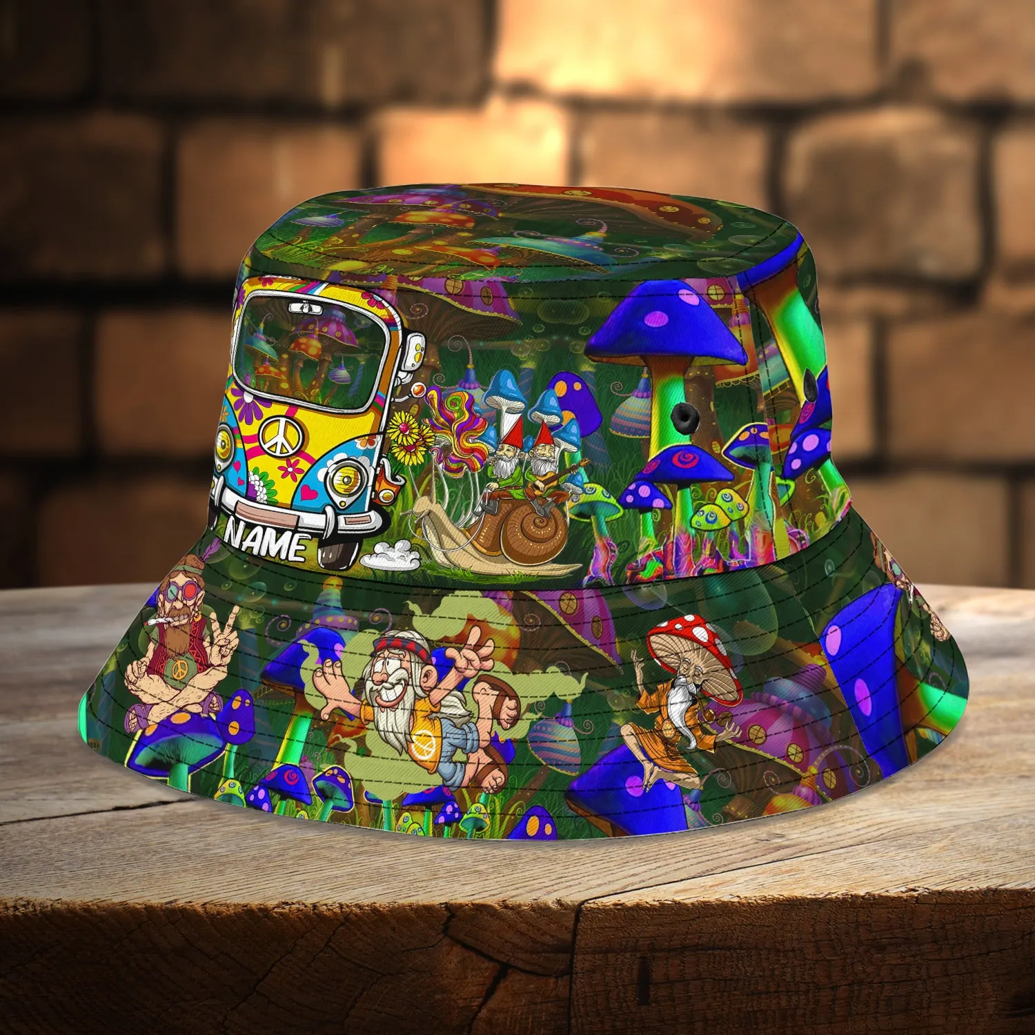 Custom Bucket Hat - Hippie - 159
