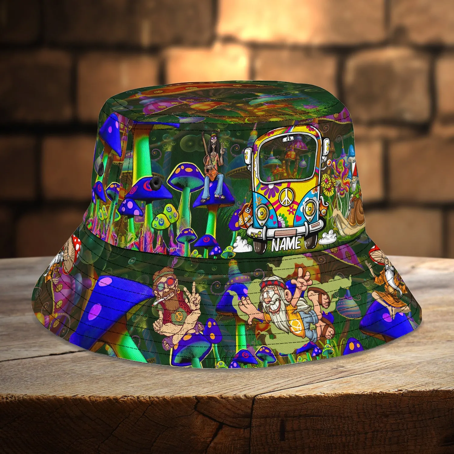 Custom Bucket Hat - Hippie - 159
