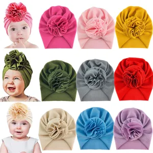Cute Ruffle Ball Turban / Cap
