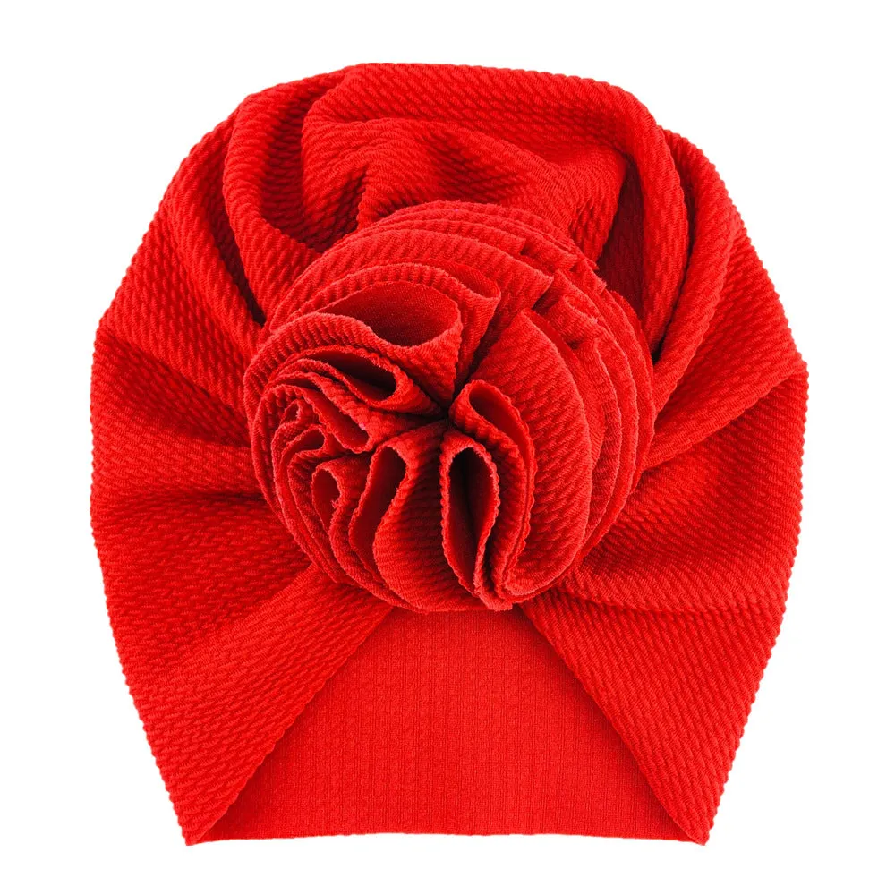 Cute Ruffle Ball Turban / Cap