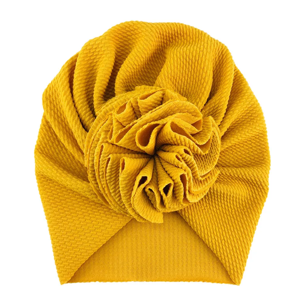 Cute Ruffle Ball Turban / Cap