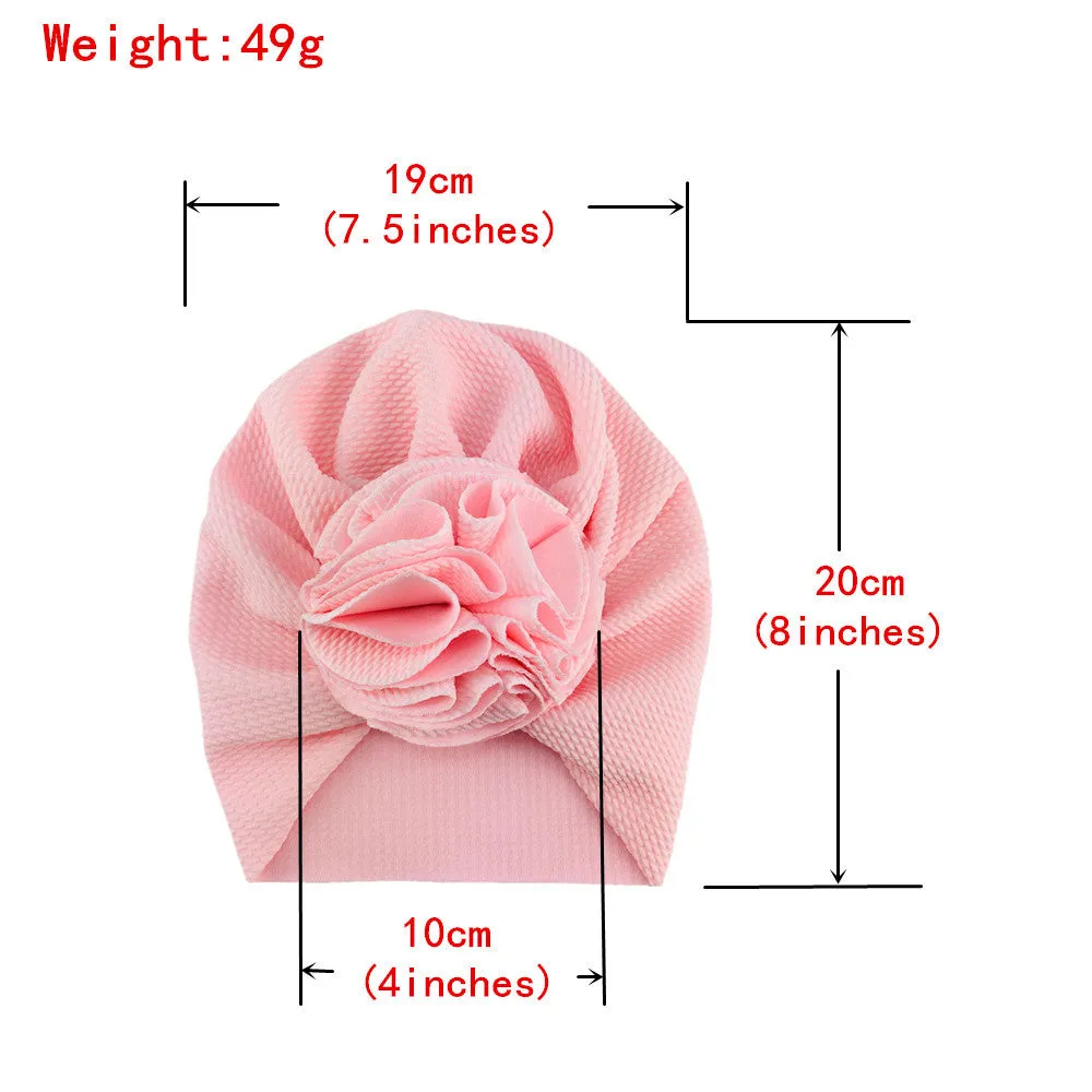 Cute Ruffle Ball Turban / Cap