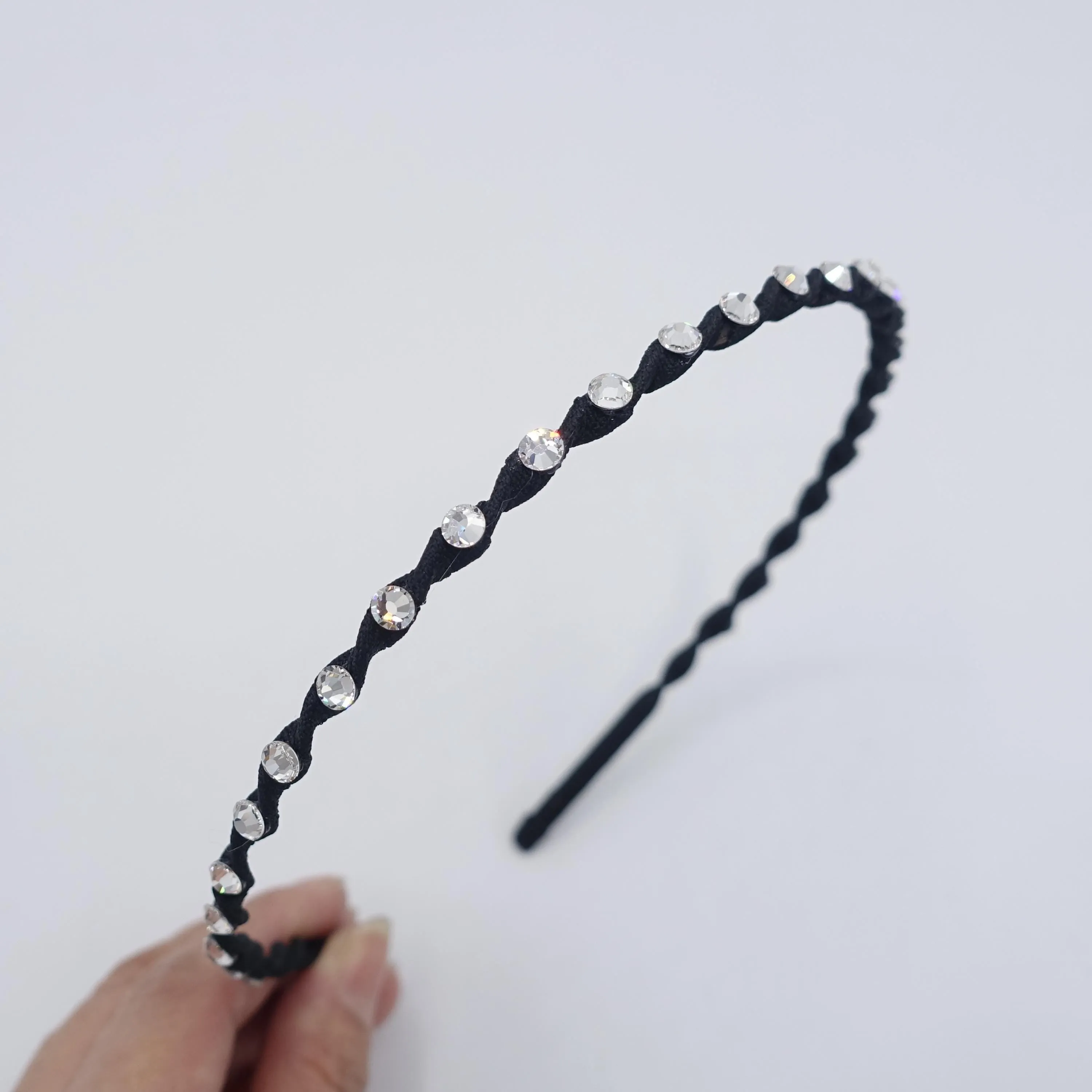 dazzling thin headband, twist headband , casual headband for women