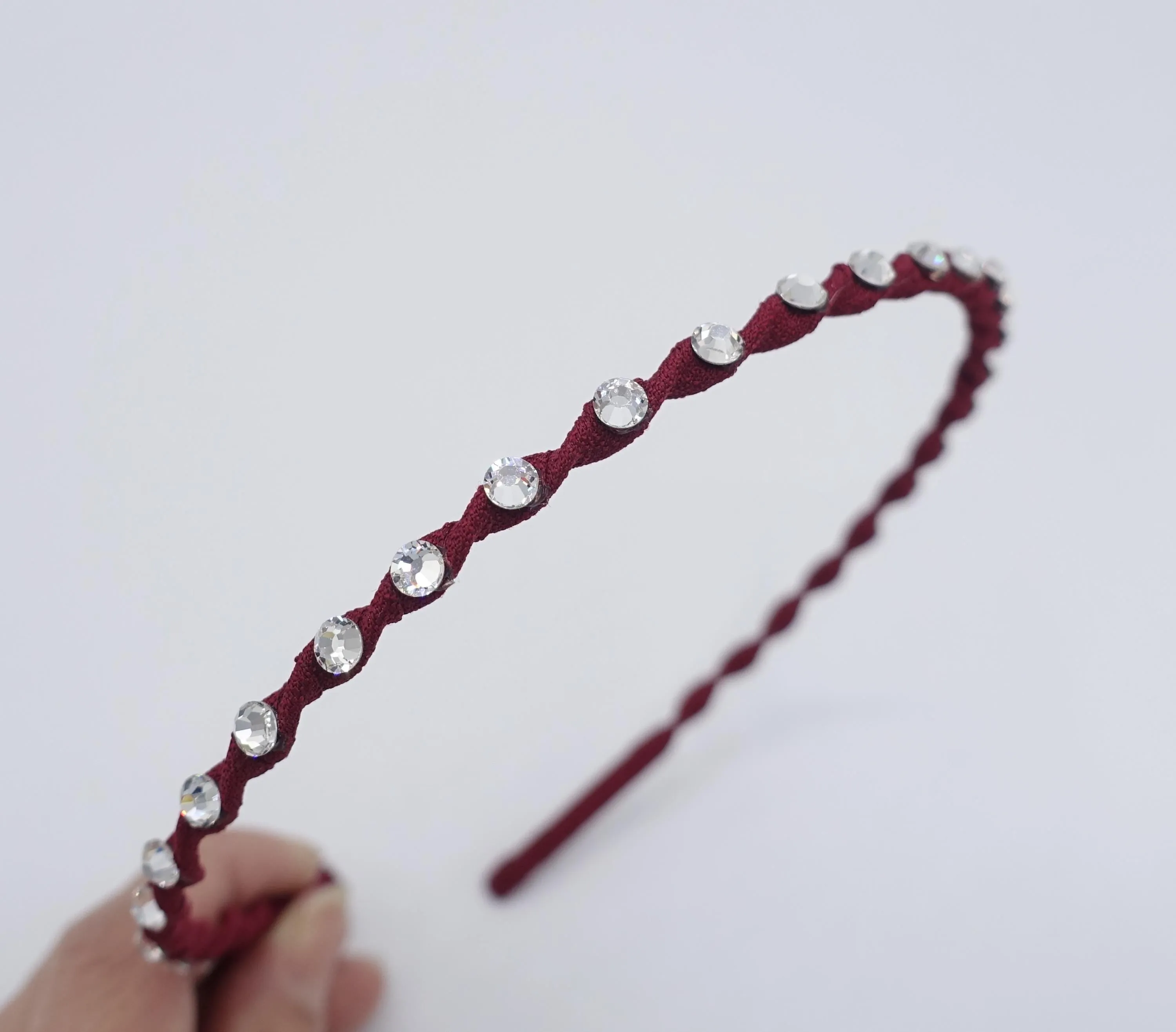 dazzling thin headband, twist headband , casual headband for women