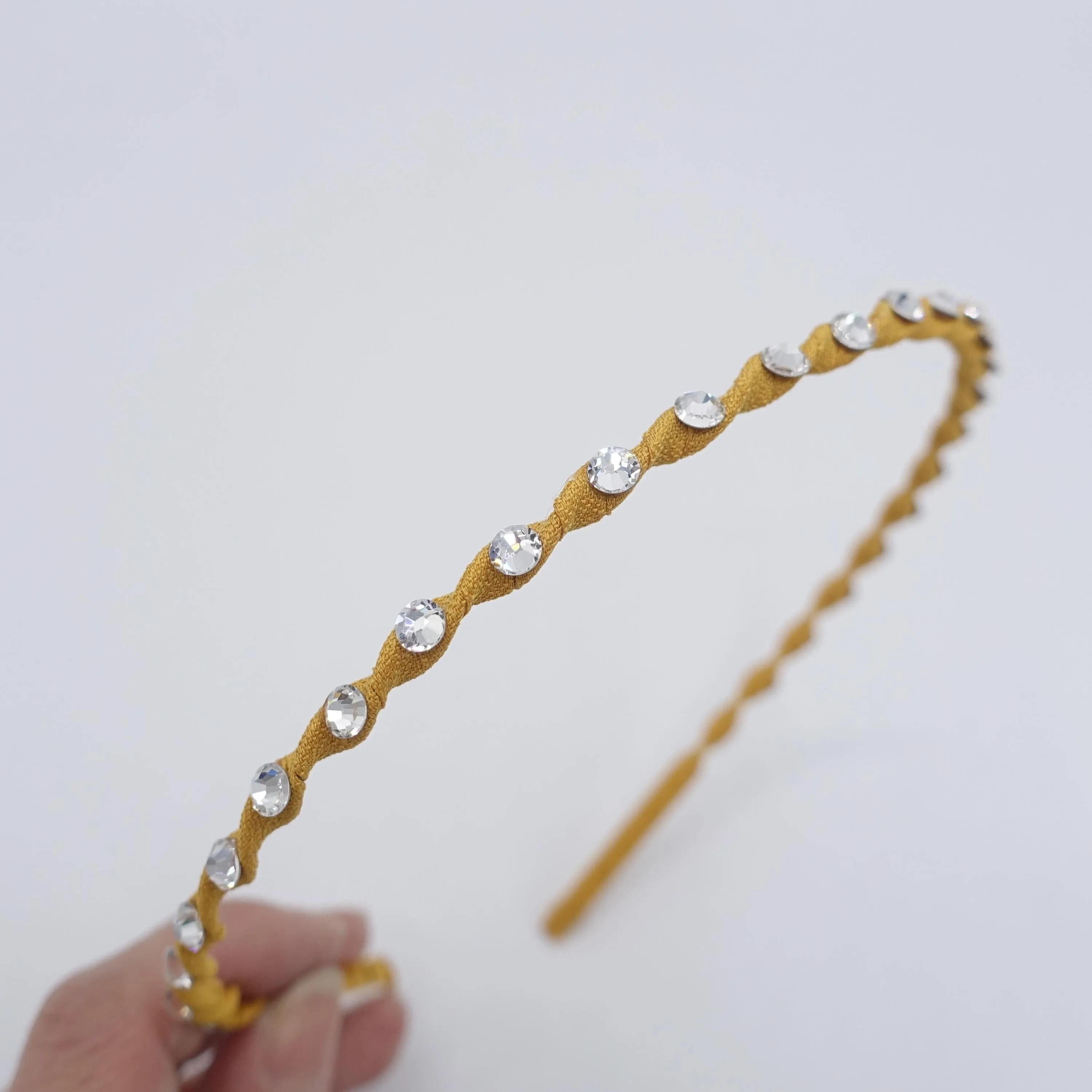 dazzling thin headband, twist headband , casual headband for women