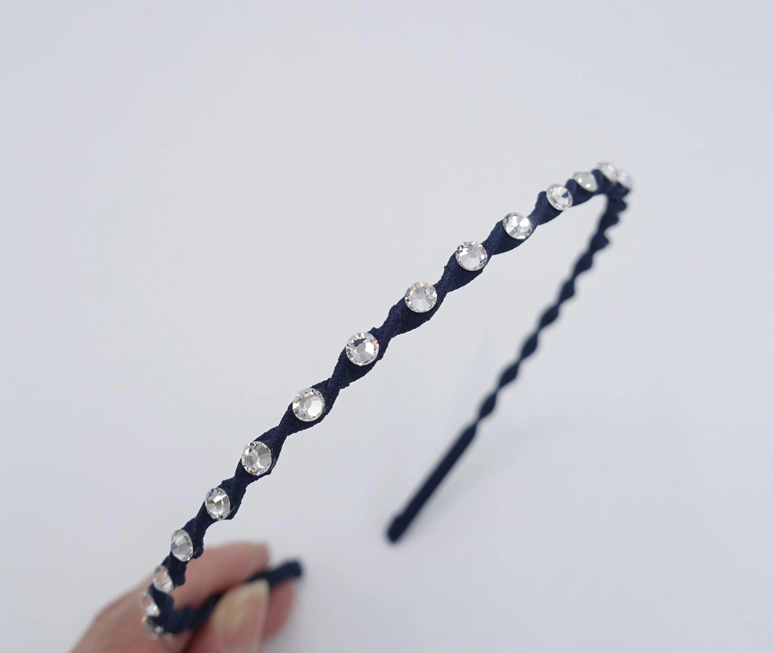 dazzling thin headband, twist headband , casual headband for women