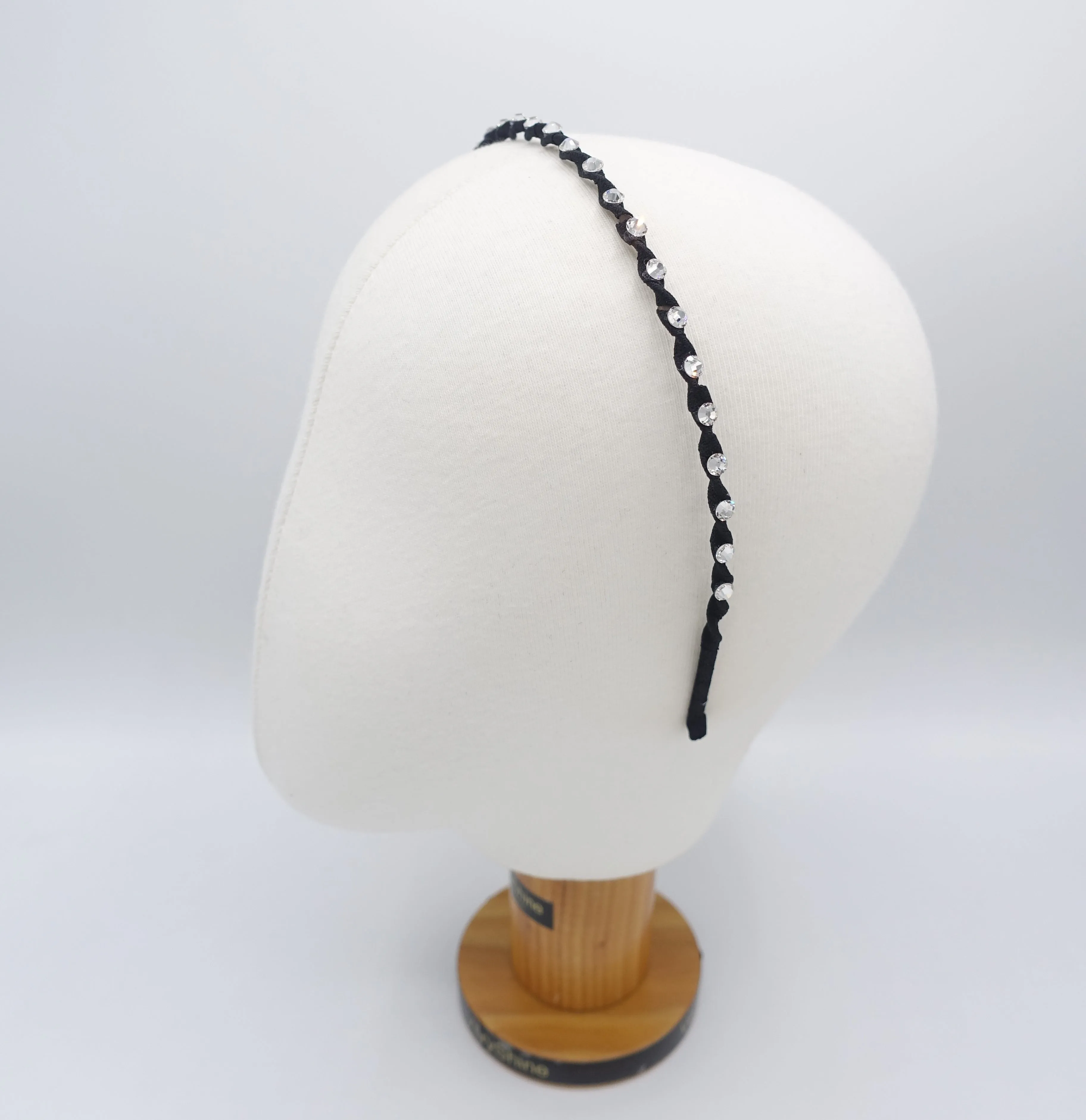 dazzling thin headband, twist headband , casual headband for women