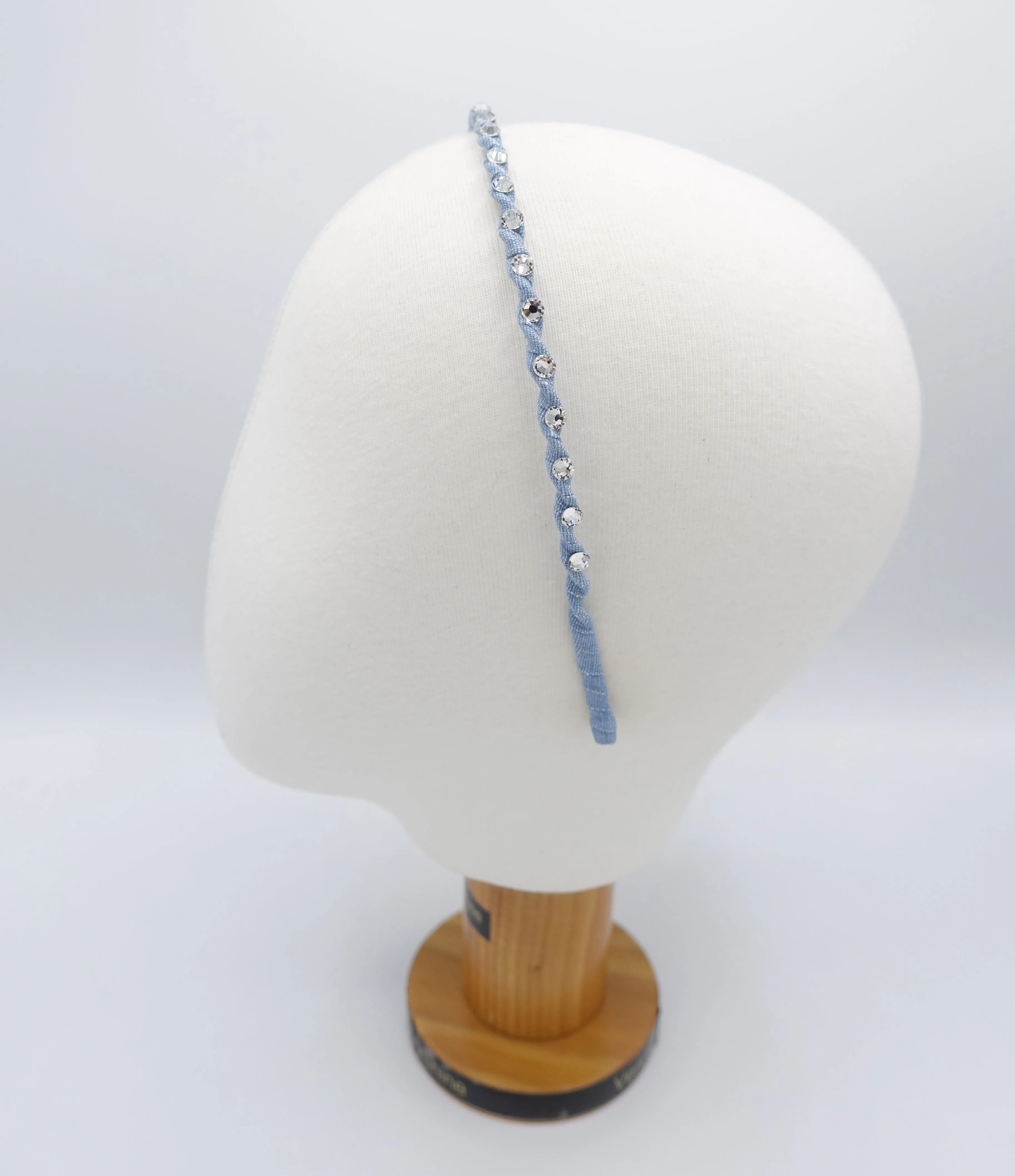 dazzling thin headband, twist headband , casual headband for women