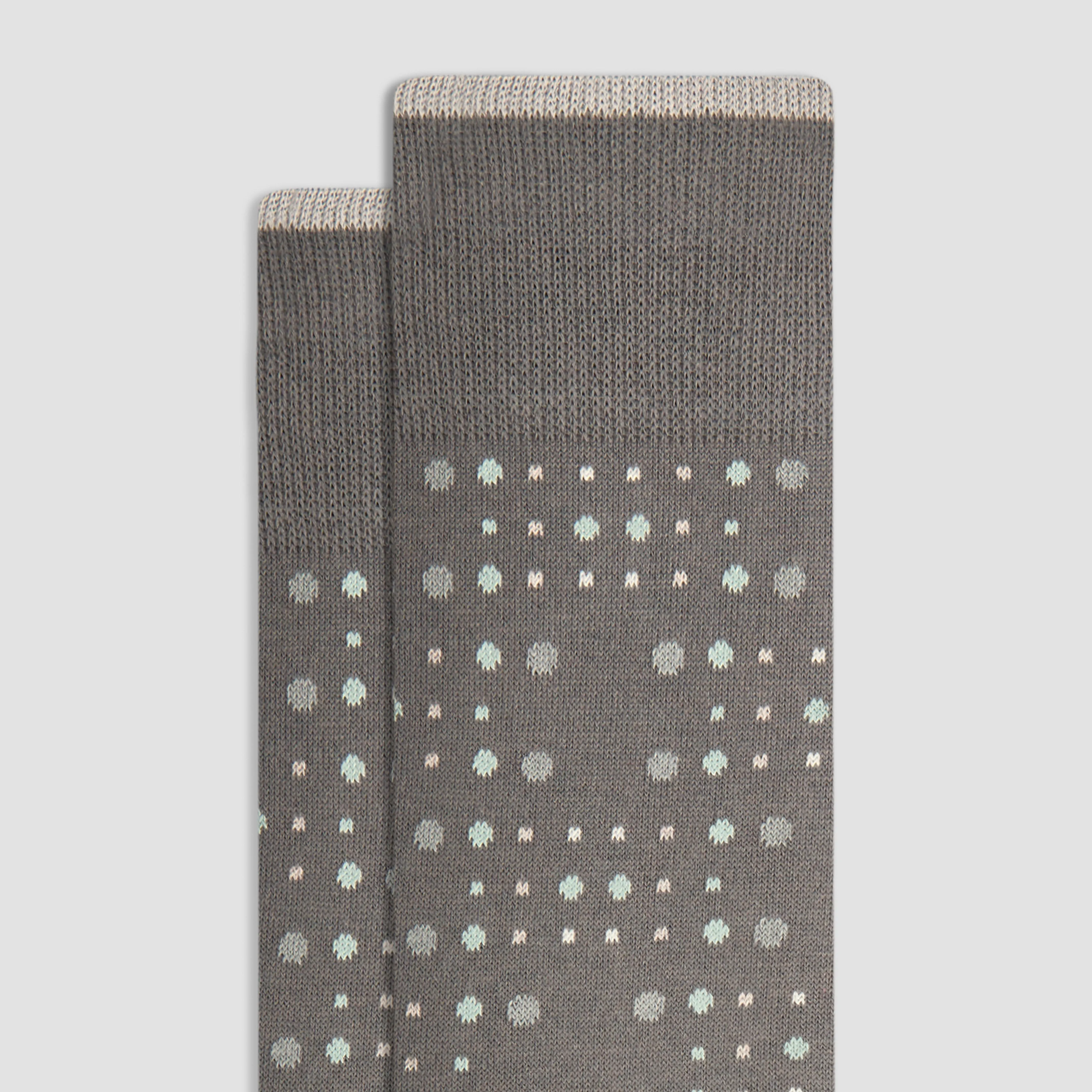 Dotted Cashmere Mid-Calf Socks