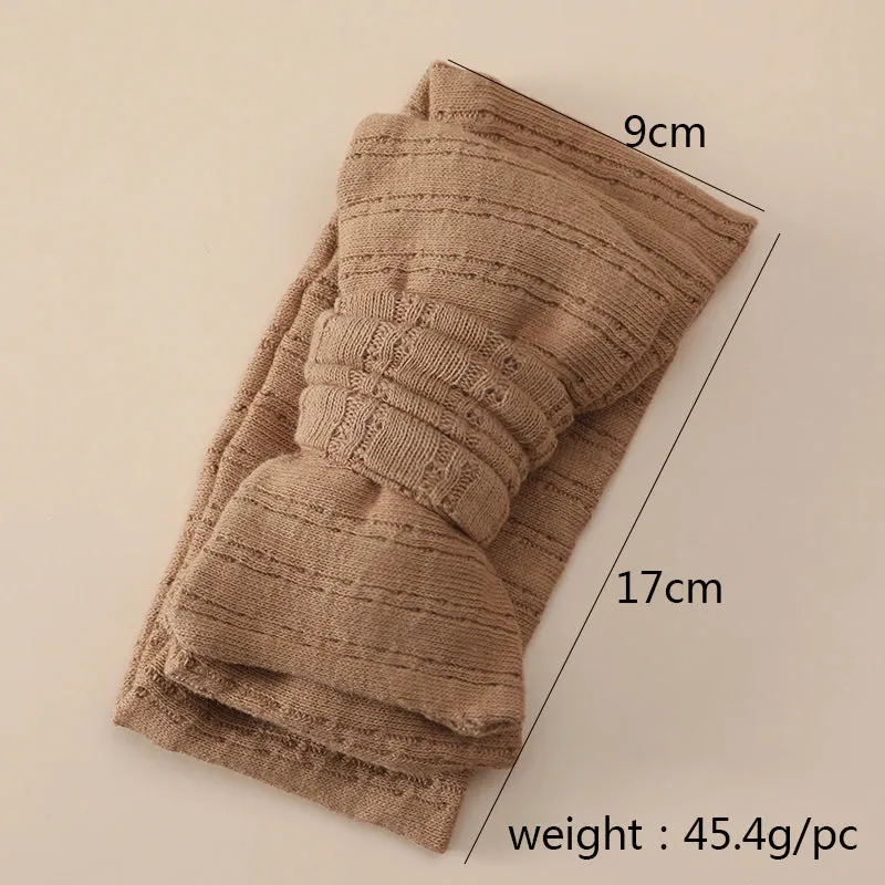 Double Layered Knitted Headbands