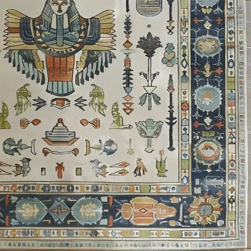 Egyptian Tapestry Hand Tufted Rug