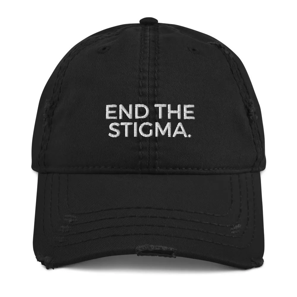 End The Stigma Distressed Hat