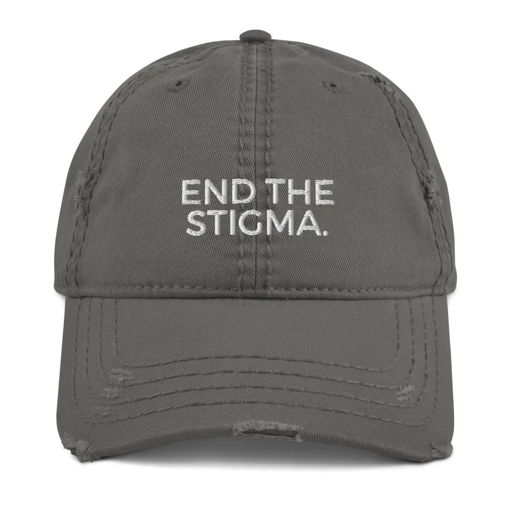 End The Stigma Distressed Hat