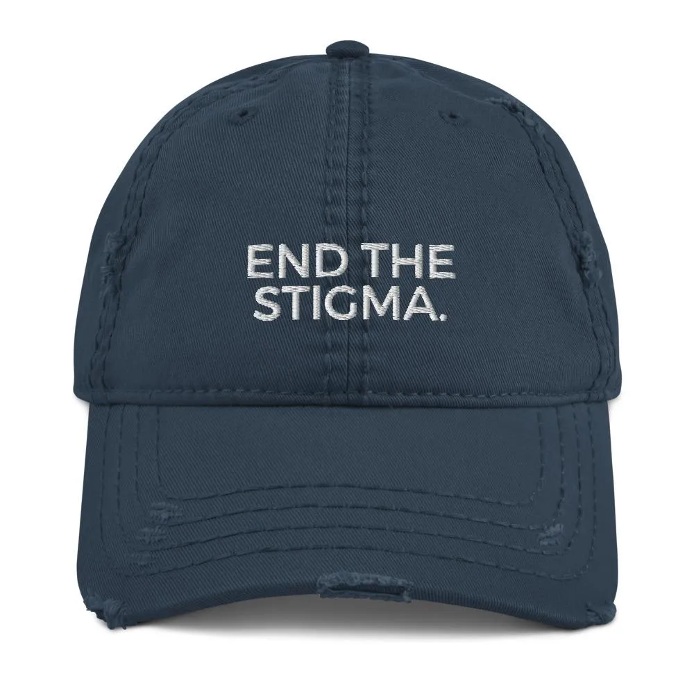 End The Stigma Distressed Hat