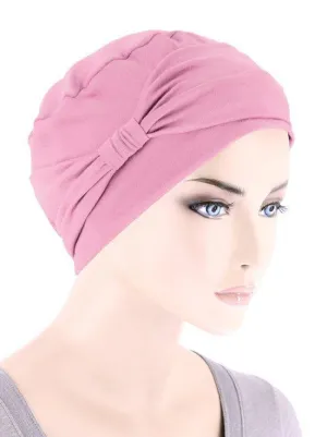 FERDINAND'S TURBANS ULTRA SOFT CAP WITH BOW