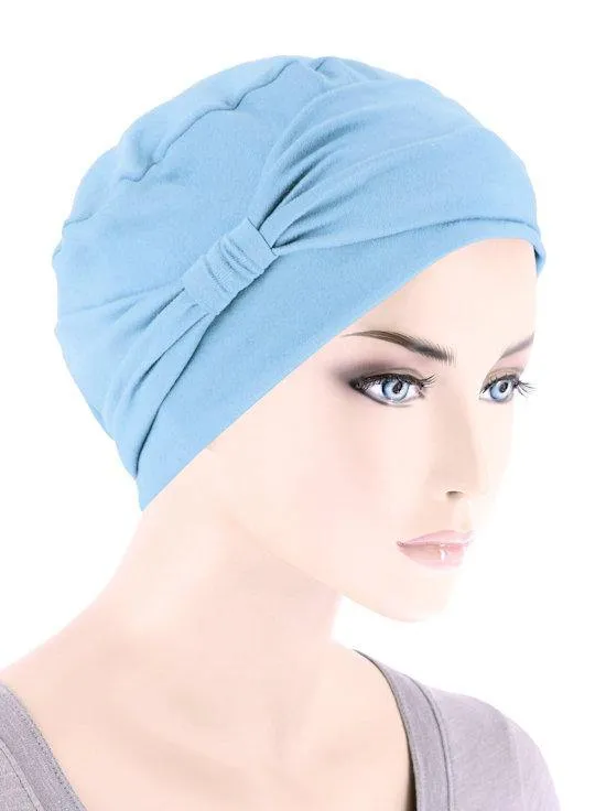 FERDINAND'S TURBANS ULTRA SOFT CAP WITH BOW