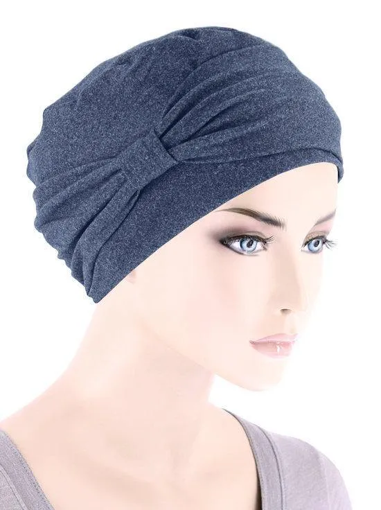 FERDINAND'S TURBANS ULTRA SOFT CAP WITH BOW