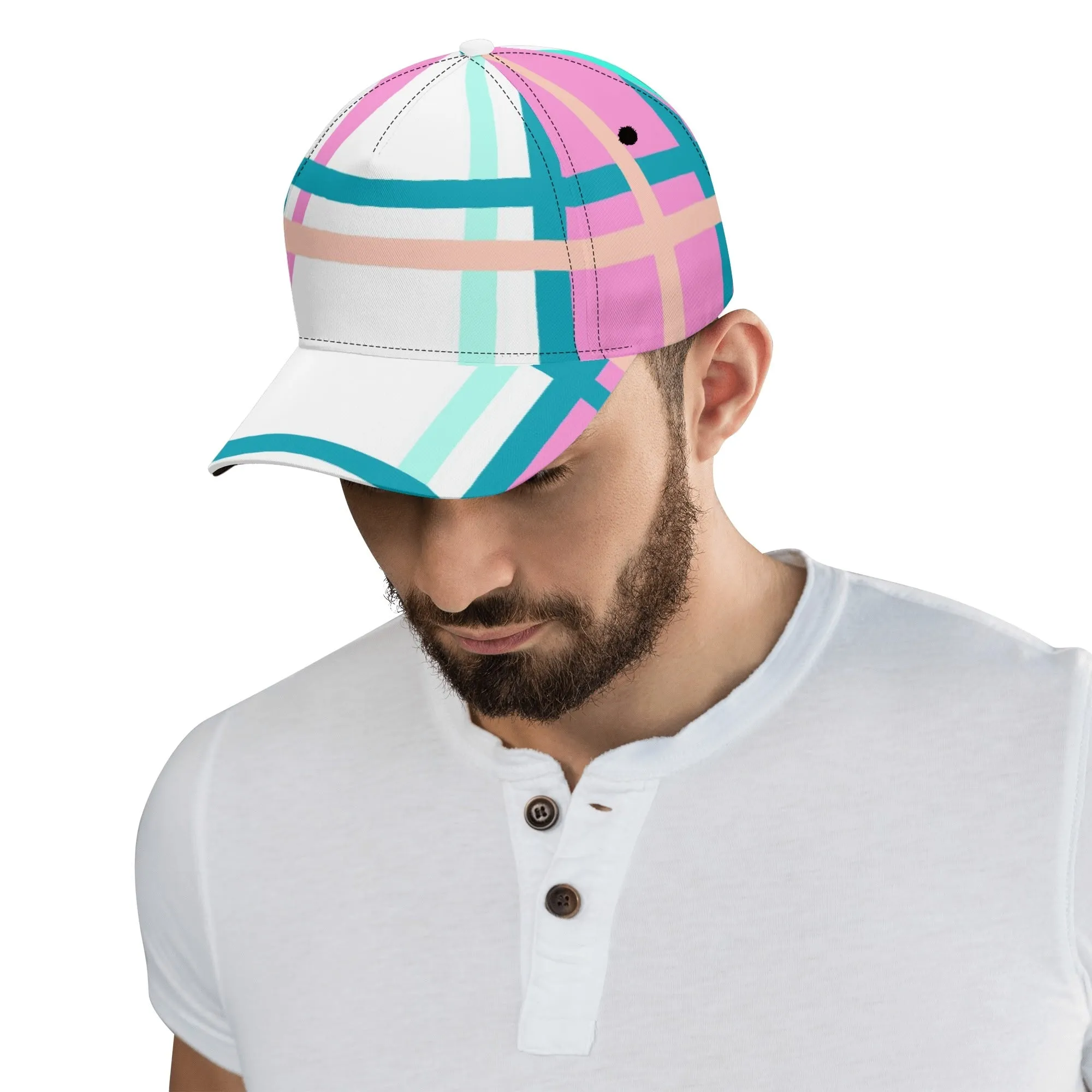 'Glencallum Bay, Bute' Happy Tartan® Baseball Cap