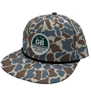 Green Buzzin Rope Trucker Hat