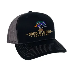Grey and Black Woodie Trucker