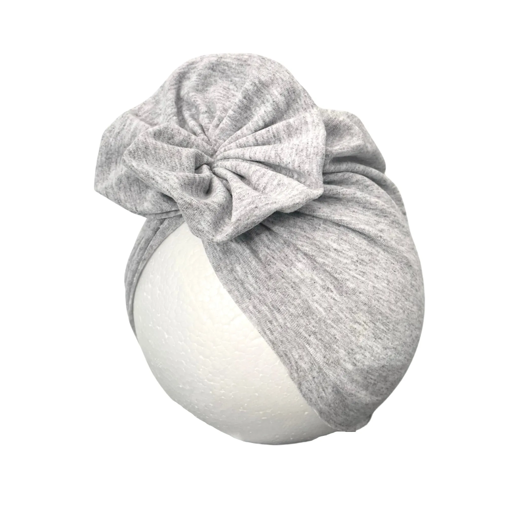 Grey Newborn Baby Girl Hat Shower Gift