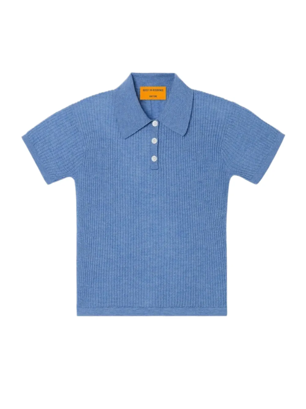Guest in Residence Shrunken Polo Shirt in Midnight