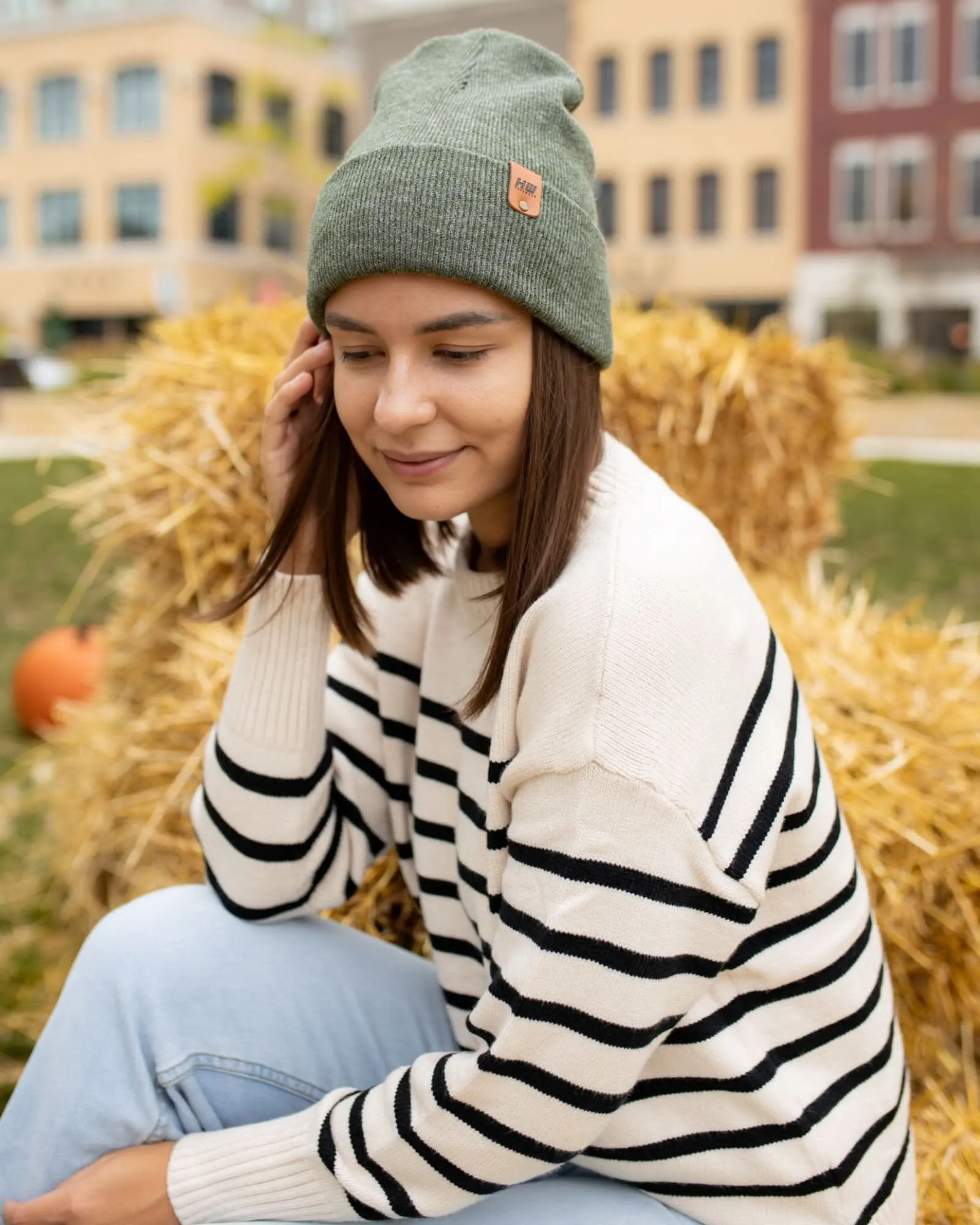 HAAKWEAR Knit Cuffed Beanie - Forest Green