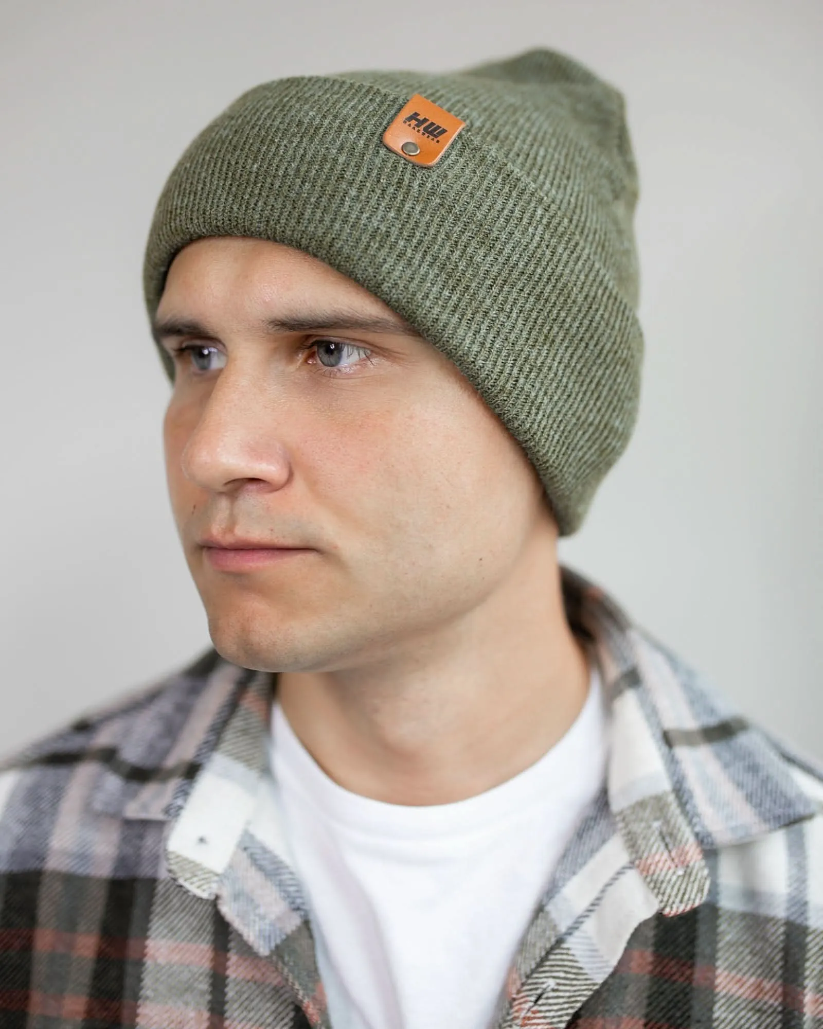 HAAKWEAR Knit Cuffed Beanie - Forest Green