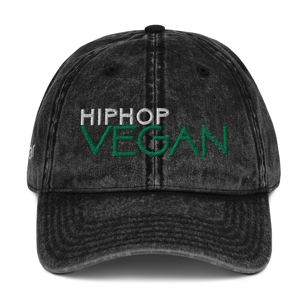 Hip Hop Vegan Vintage Dad Hat