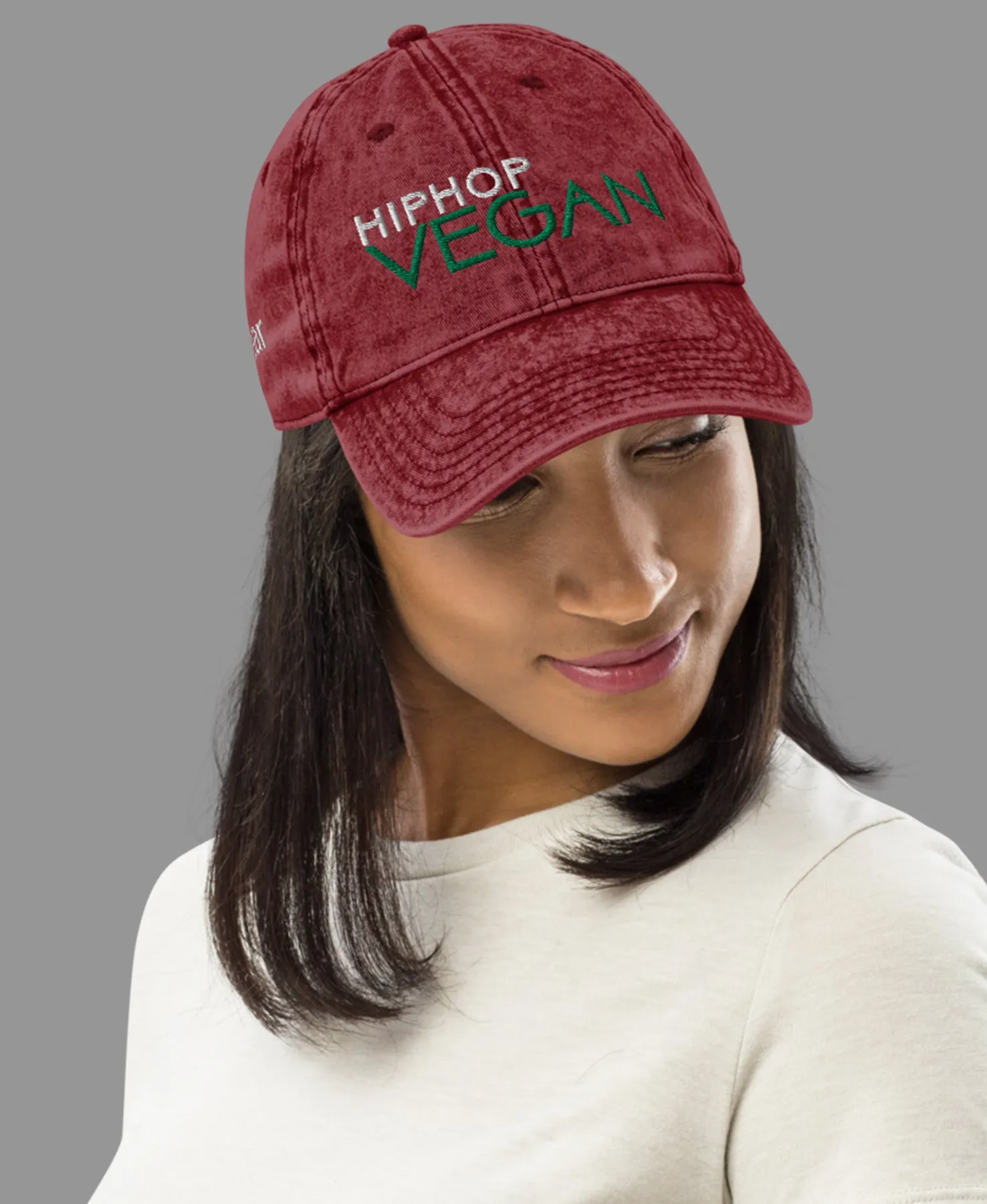 Hip Hop Vegan Vintage Dad Hat