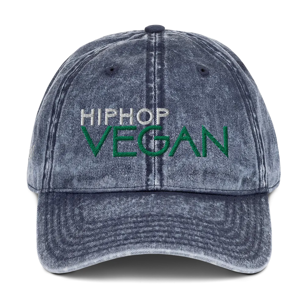 Hip Hop Vegan Vintage Dad Hat