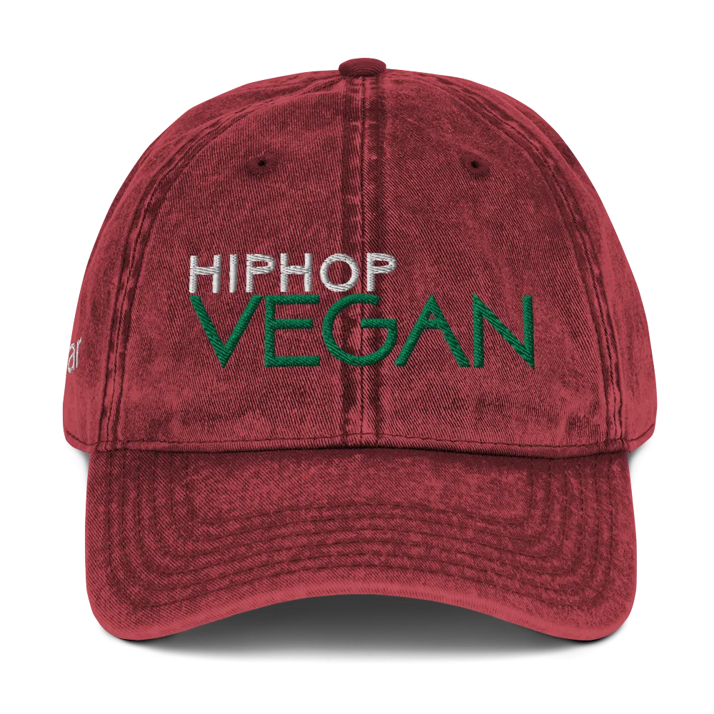 Hip Hop Vegan Vintage Dad Hat