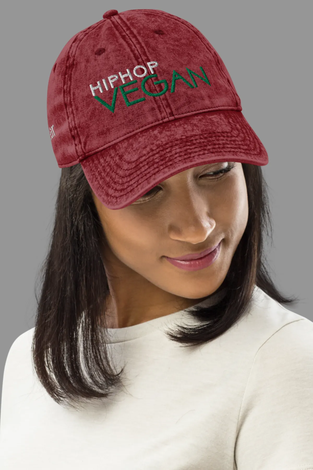 Hip Hop Vegan Vintage Dad Hat
