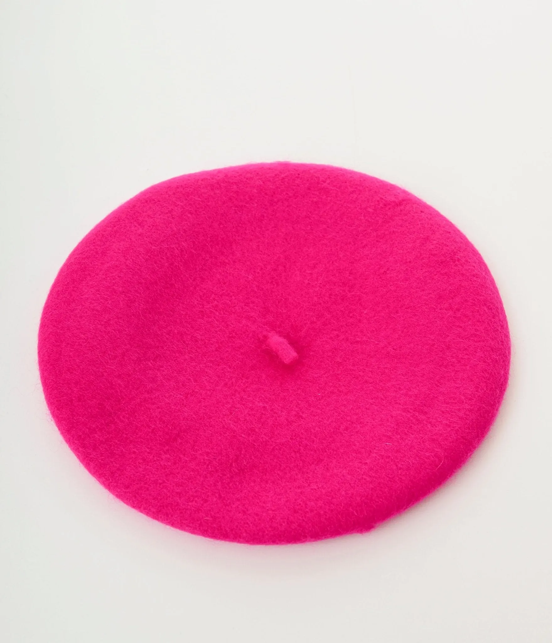 Hot Pink Classic Vintage Parisian Beret