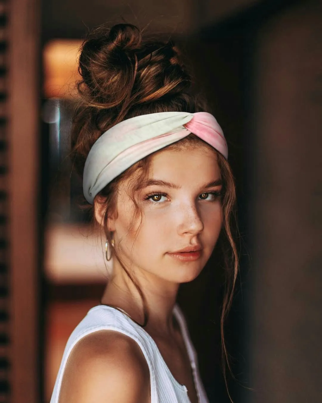 Huachi Boho Headbands for Women - Tie Dye Soft Elastic Turban Hair Wraps, Summer Hair Accessories for Girls
