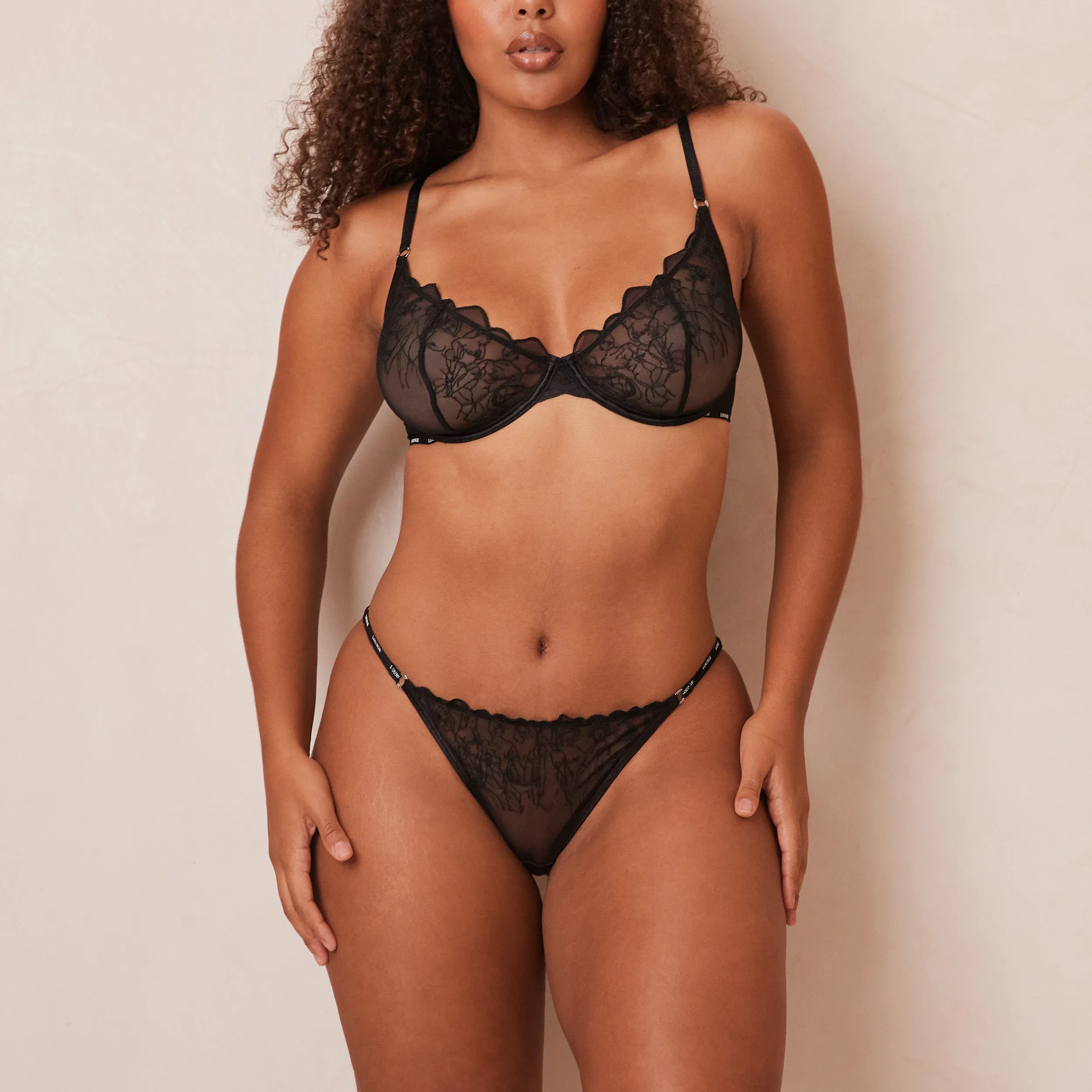 Illustration Balcony Soutien-Gorge - Noir