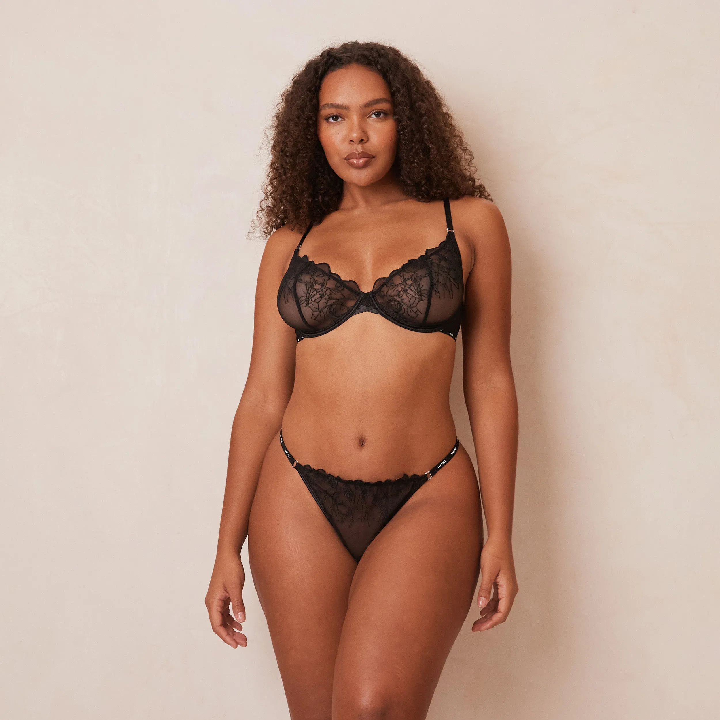 Illustration Balcony Soutien-Gorge - Noir