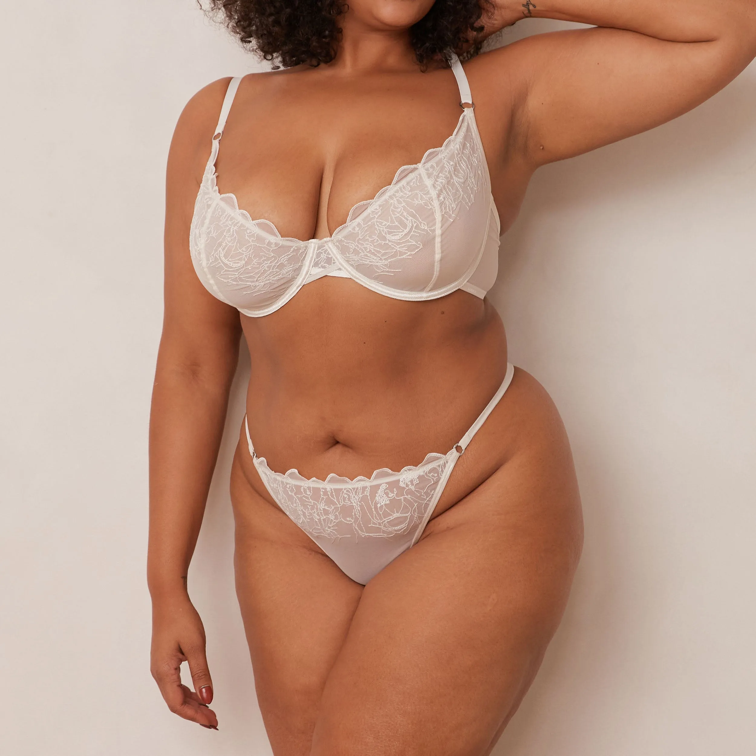 Illustration Balcony Soutien-Gorge - Perle
