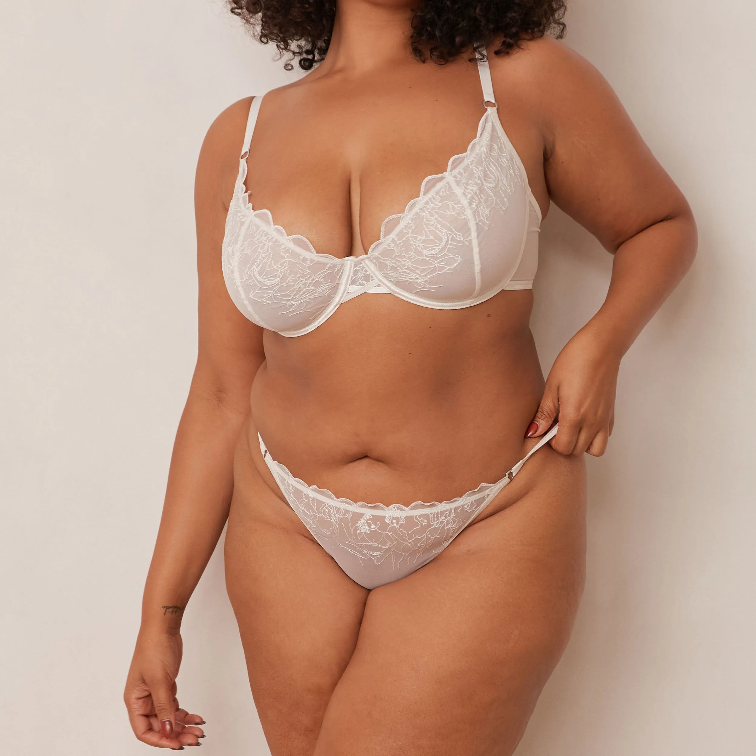 Illustration Balcony Soutien-Gorge - Perle