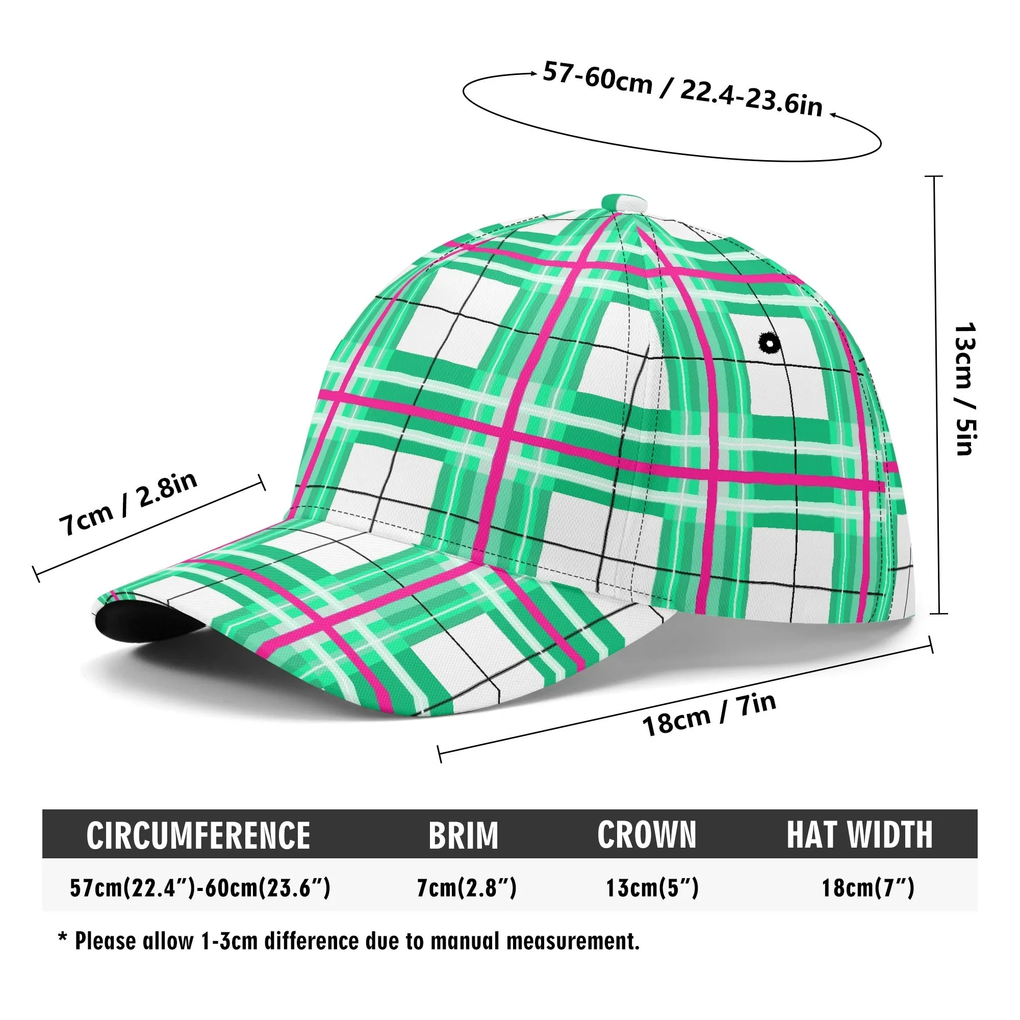 ✨'Iona Sky' Happy Tartan® Baseball Cap✨