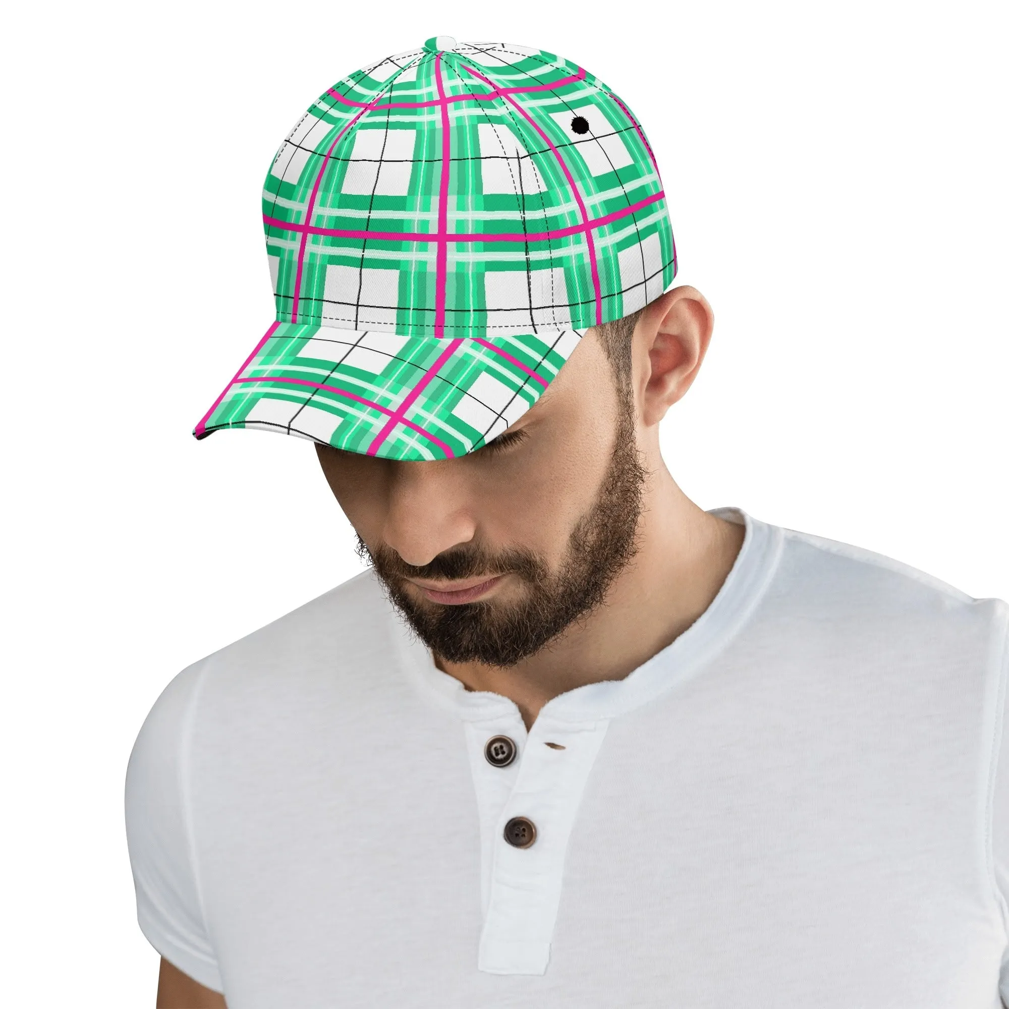 ✨'Iona Sky' Happy Tartan® Baseball Cap✨